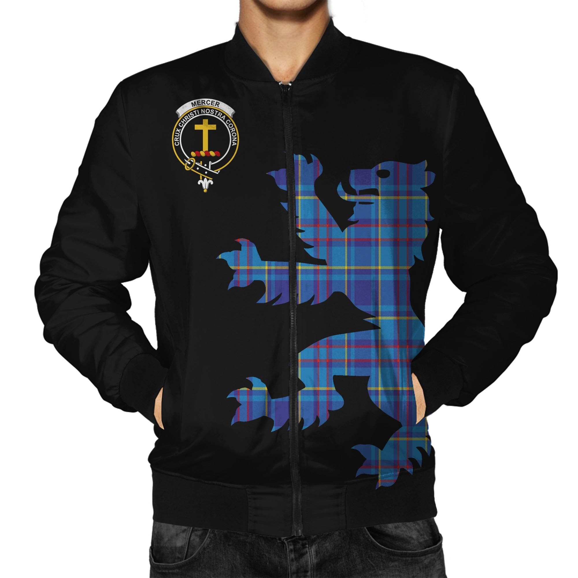 Mercer Tartan Bomber Jacket Lion & Thistle