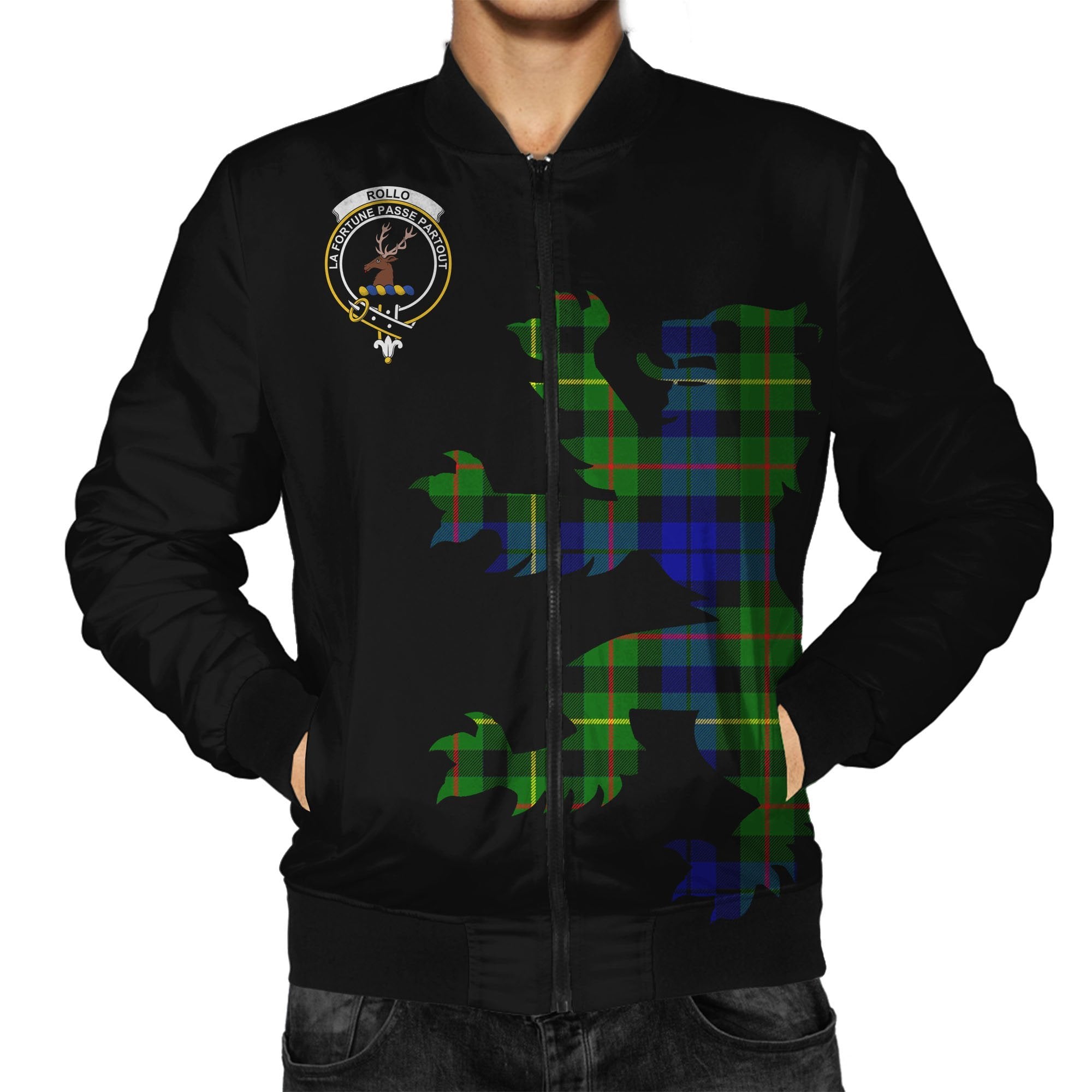 Rollo Tartan Bomber Jacket Lion & Thistle