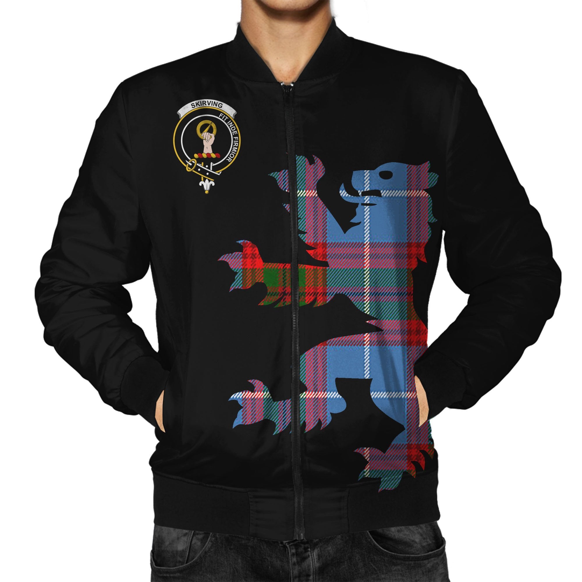 Skirving Tartan Bomber Jacket Lion & Thistle