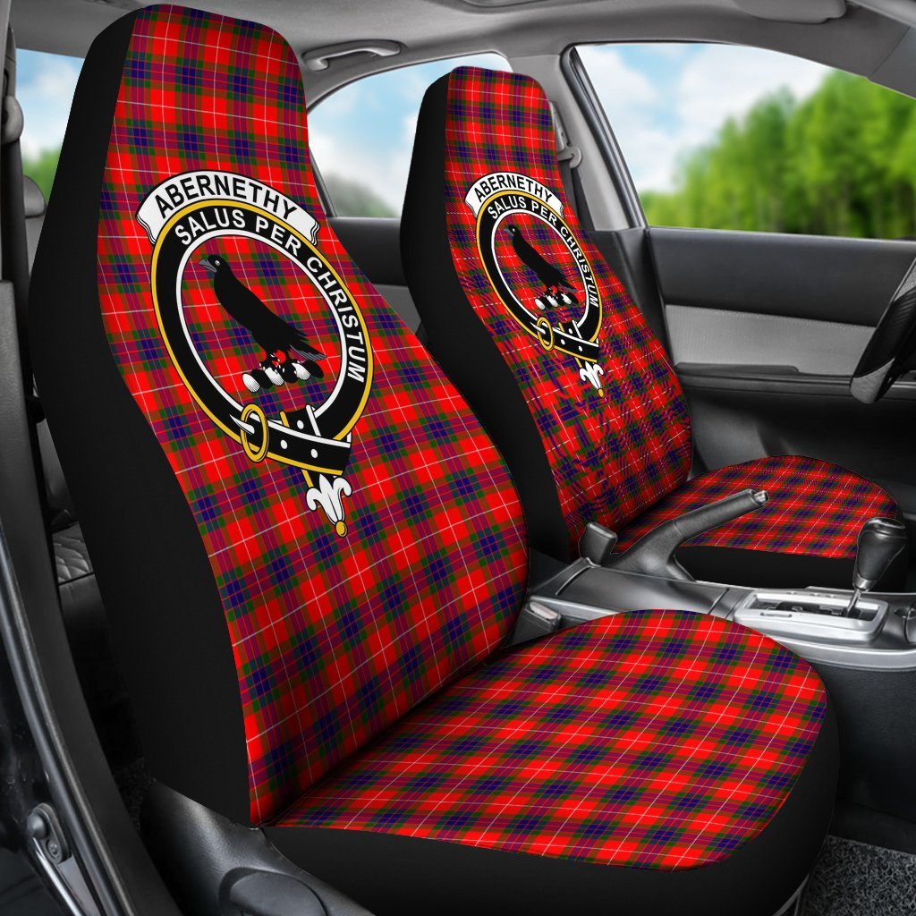 Abernethy Family Tartan Crest Car seat cover