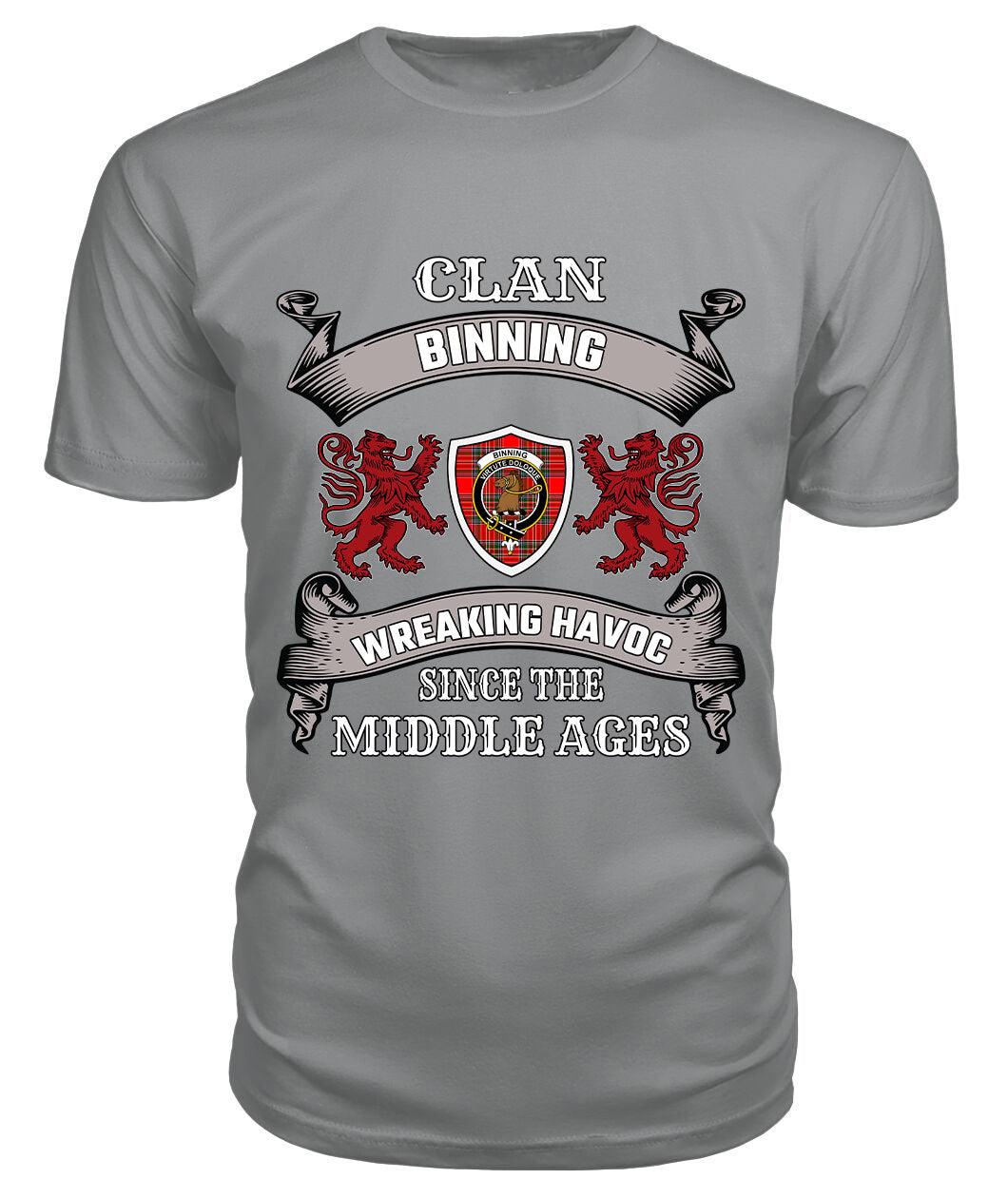 Binning Family Tartan - 2D T-shirt