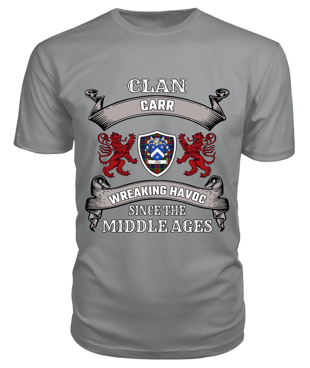 Carr Family Tartan - 2D T-shirt