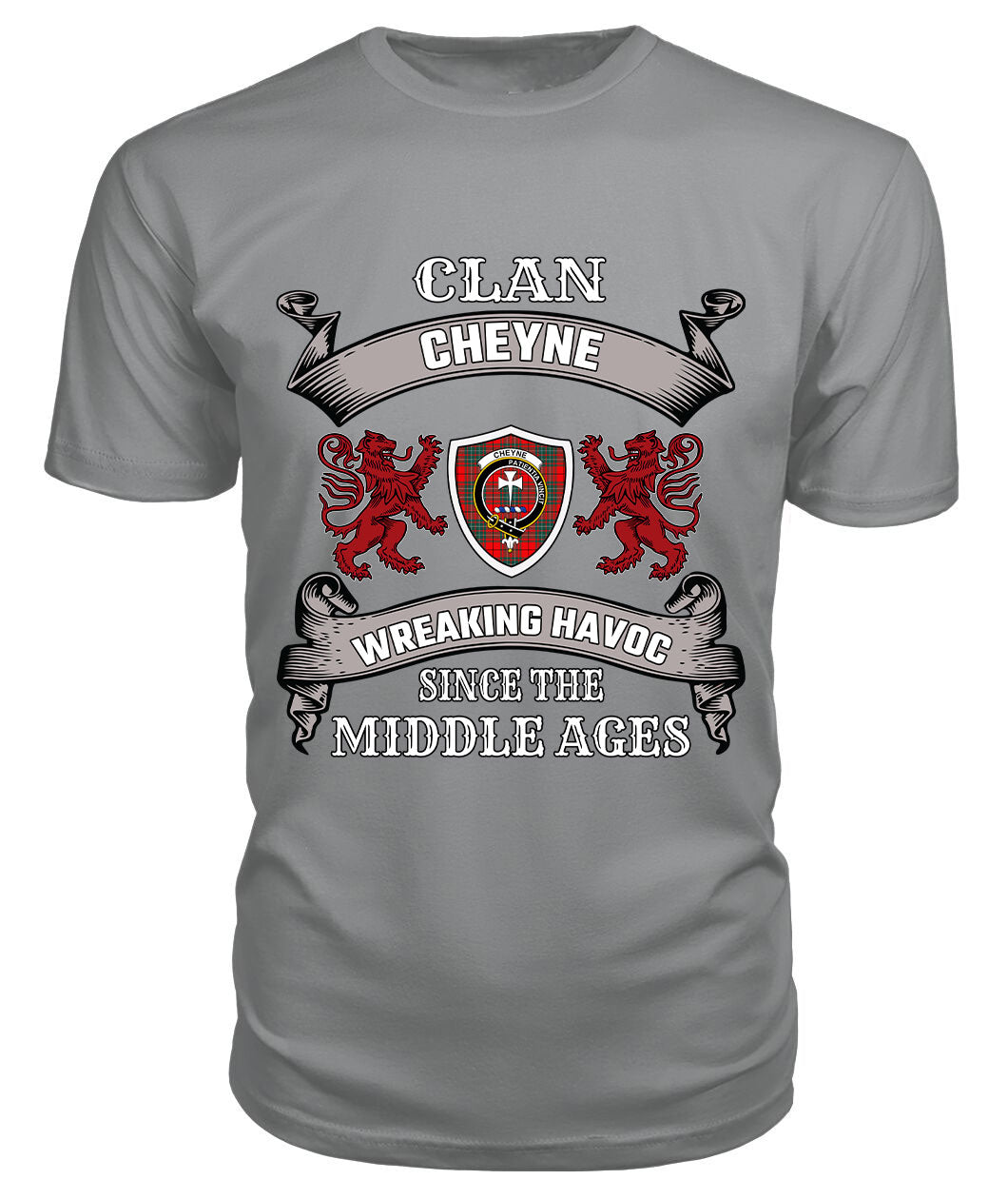 Cheyne Family Tartan - 2D T-shirt