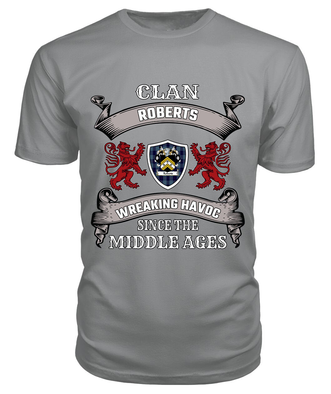 Roberts Family Tartan - 2D T-shirt