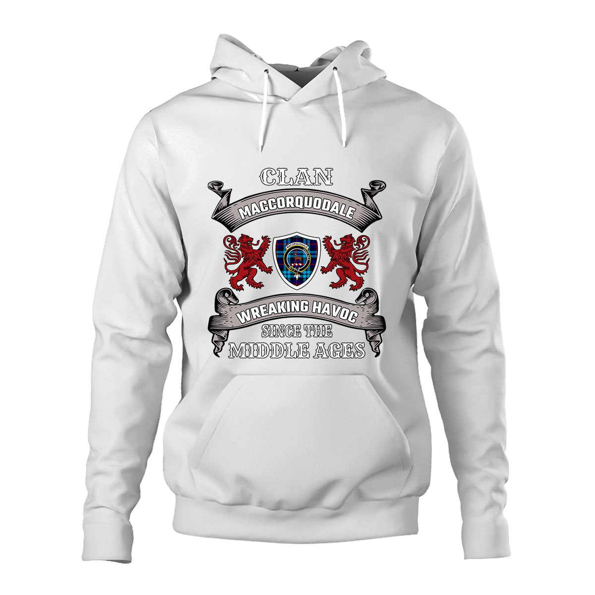 MacCorquodale Family Tartan - 2D Unisex Hoodie