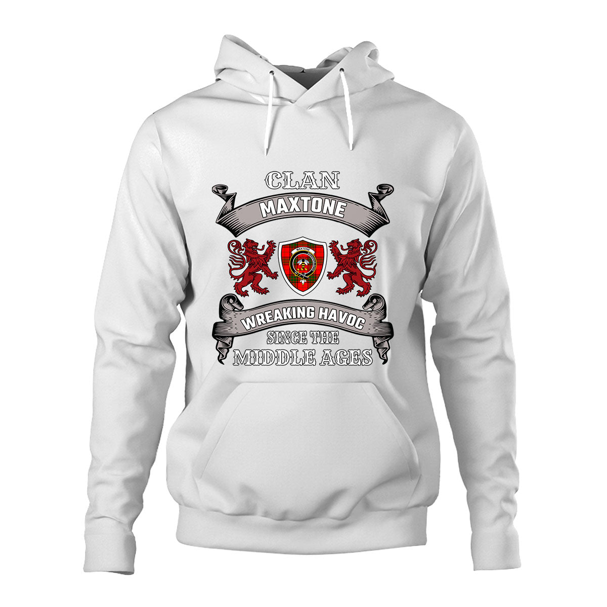 Maxtone Family Tartan - 2D Unisex Hoodie