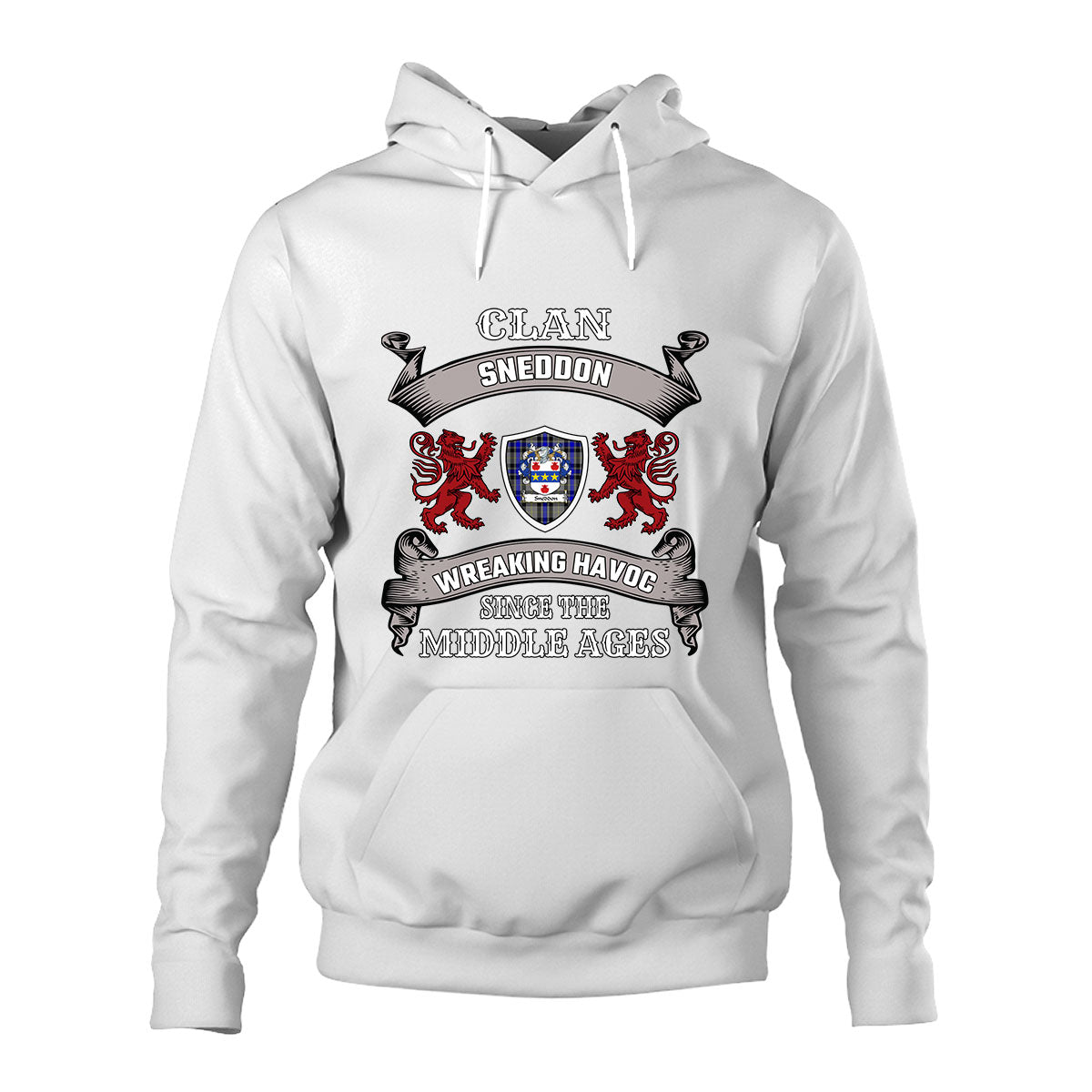 Sneddon Family Tartan - 2D Unisex Hoodie