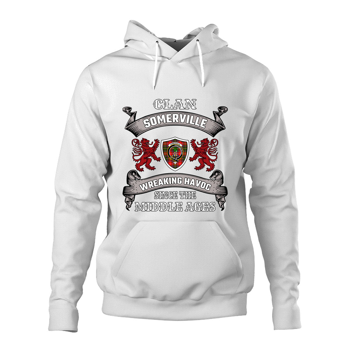 Somerville Family Tartan - 2D Unisex Hoodie