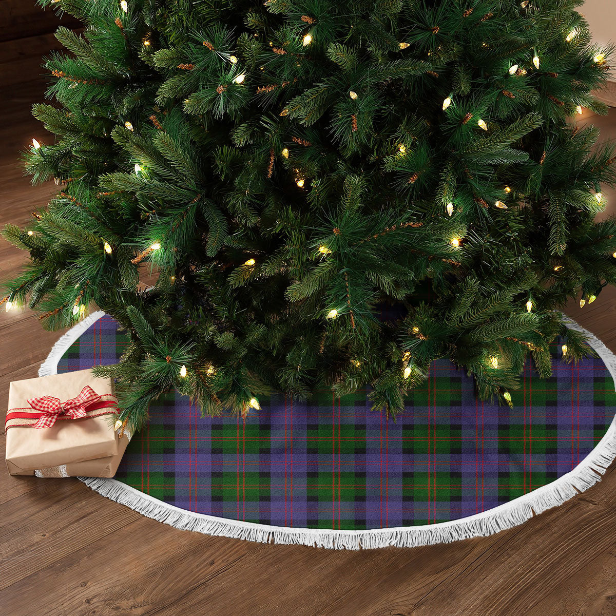 Blair Modern Tartan Christmas Tree Skirt