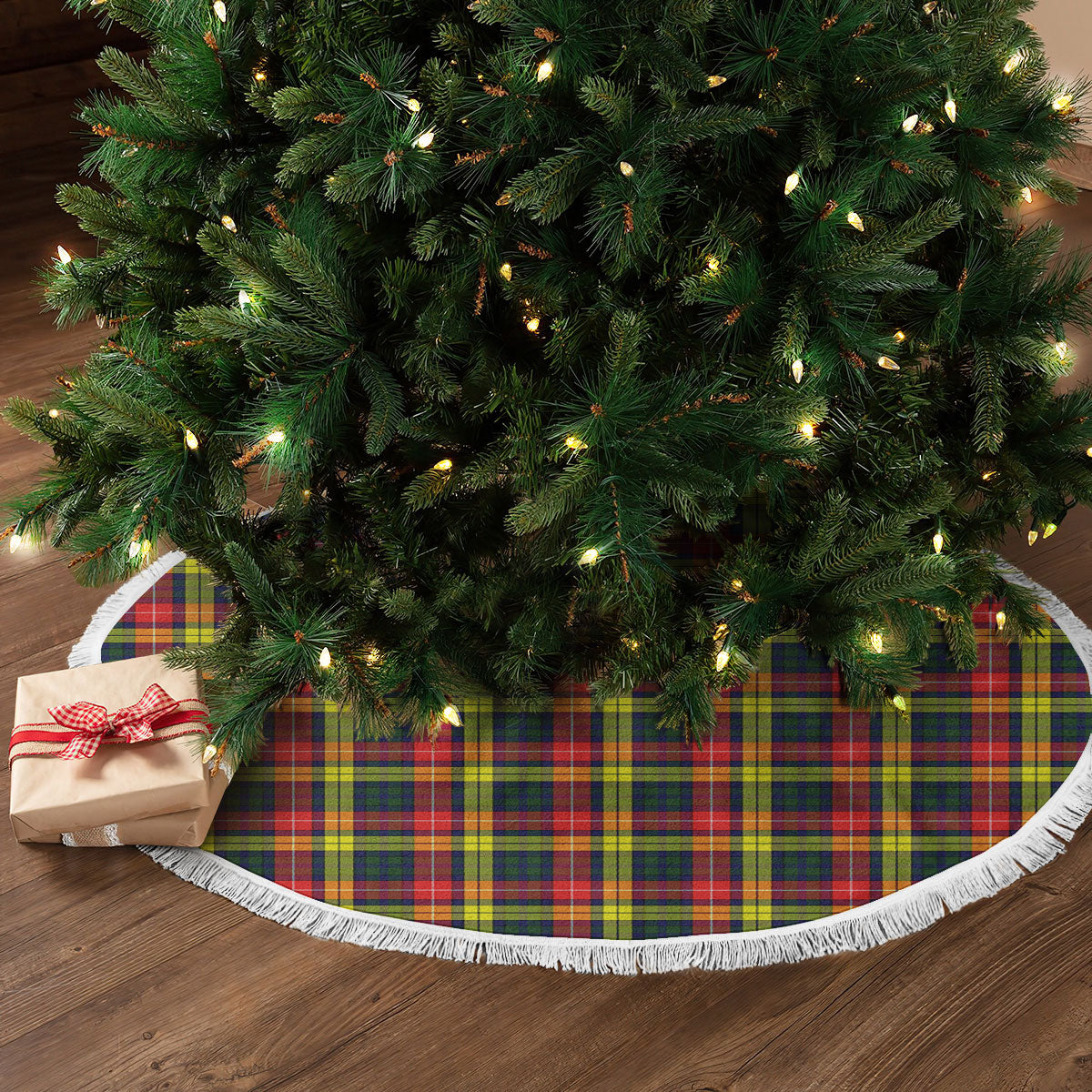 Buchanan Modern Tartan Christmas Tree Skirt