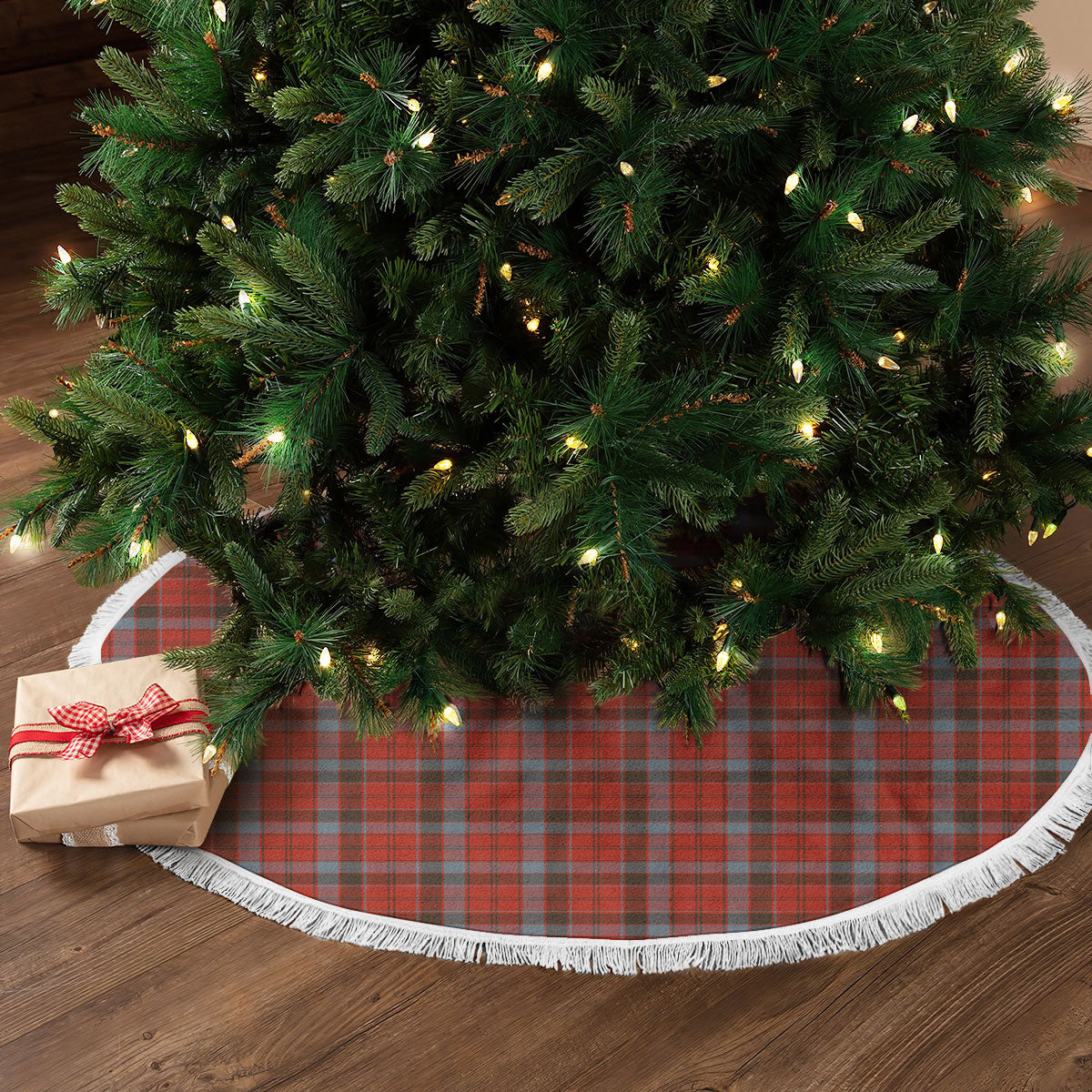 Robertson Weathered Tartan Christmas Tree Skirt