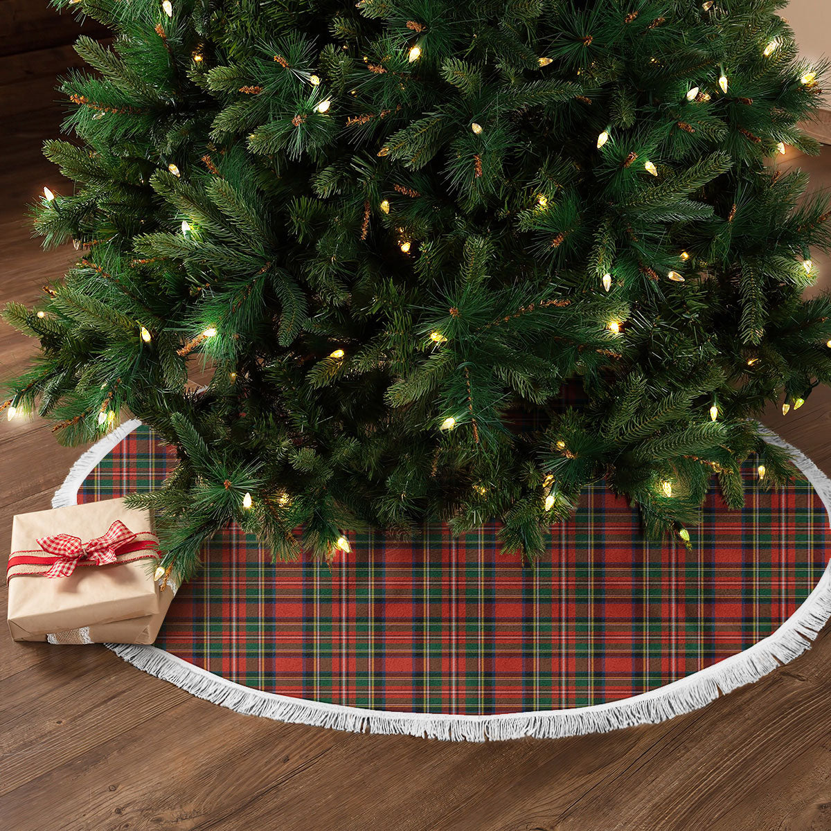 Stewart Royal Modern Tartan Christmas Tree Skirt