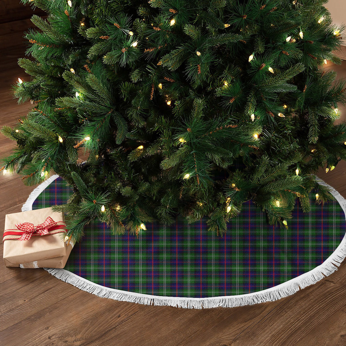 Sutherland Modern Tartan Christmas Tree Skirt