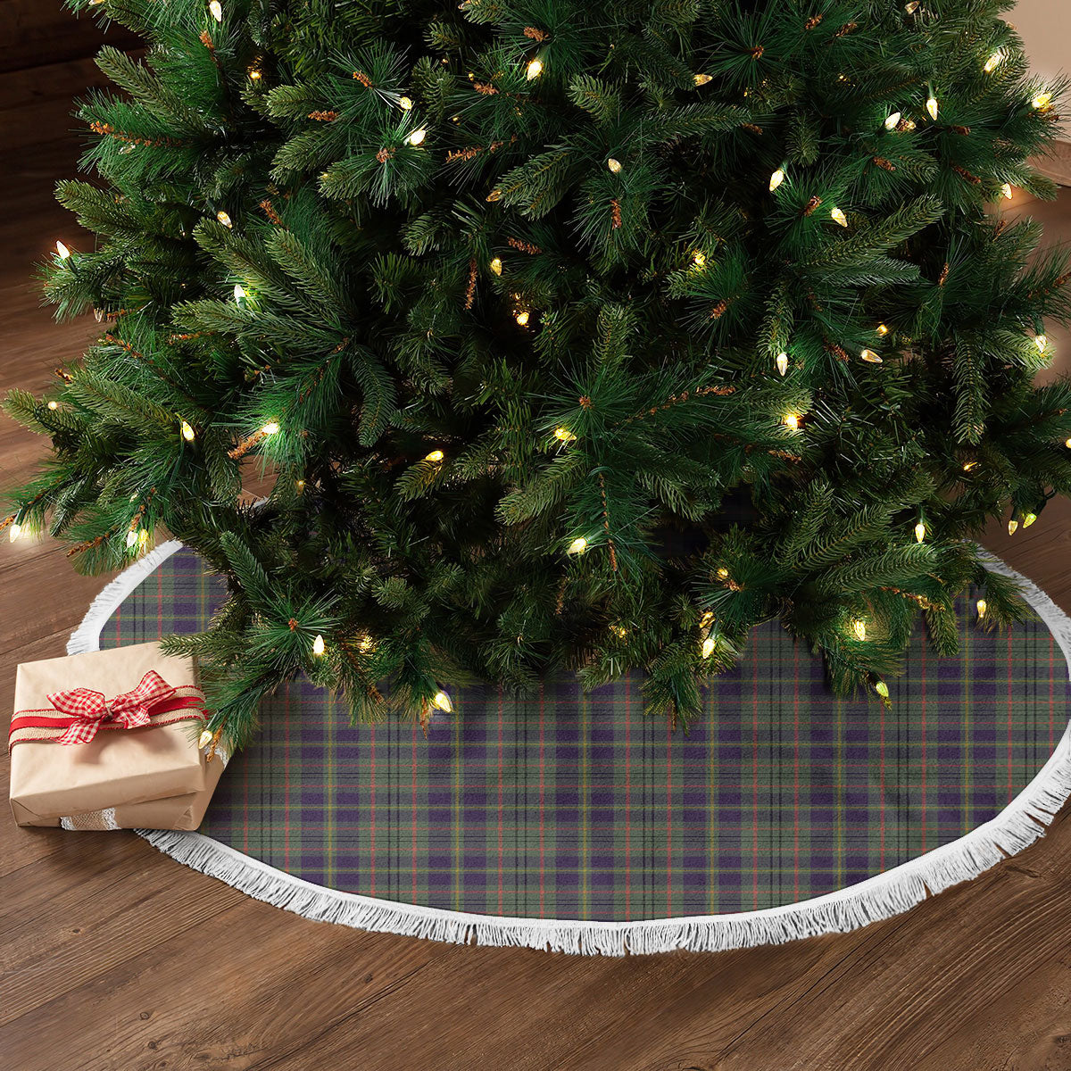 Taylor Weathered Tartan Christmas Tree Skirt