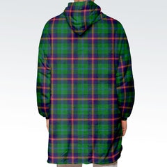 Young Modern Tartan Hoodie Blanket