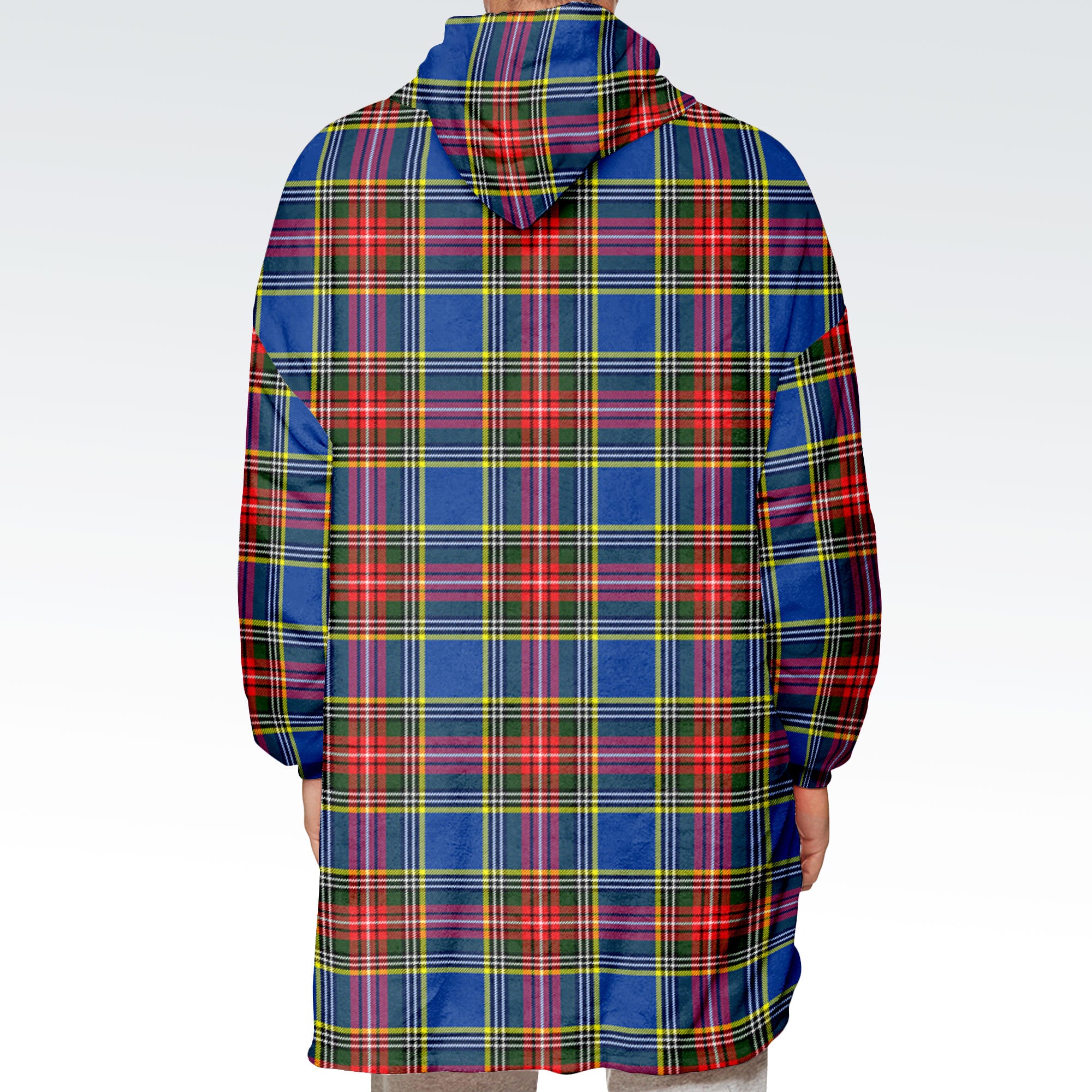 Bethune Modern Tartan Hoodie Blanket