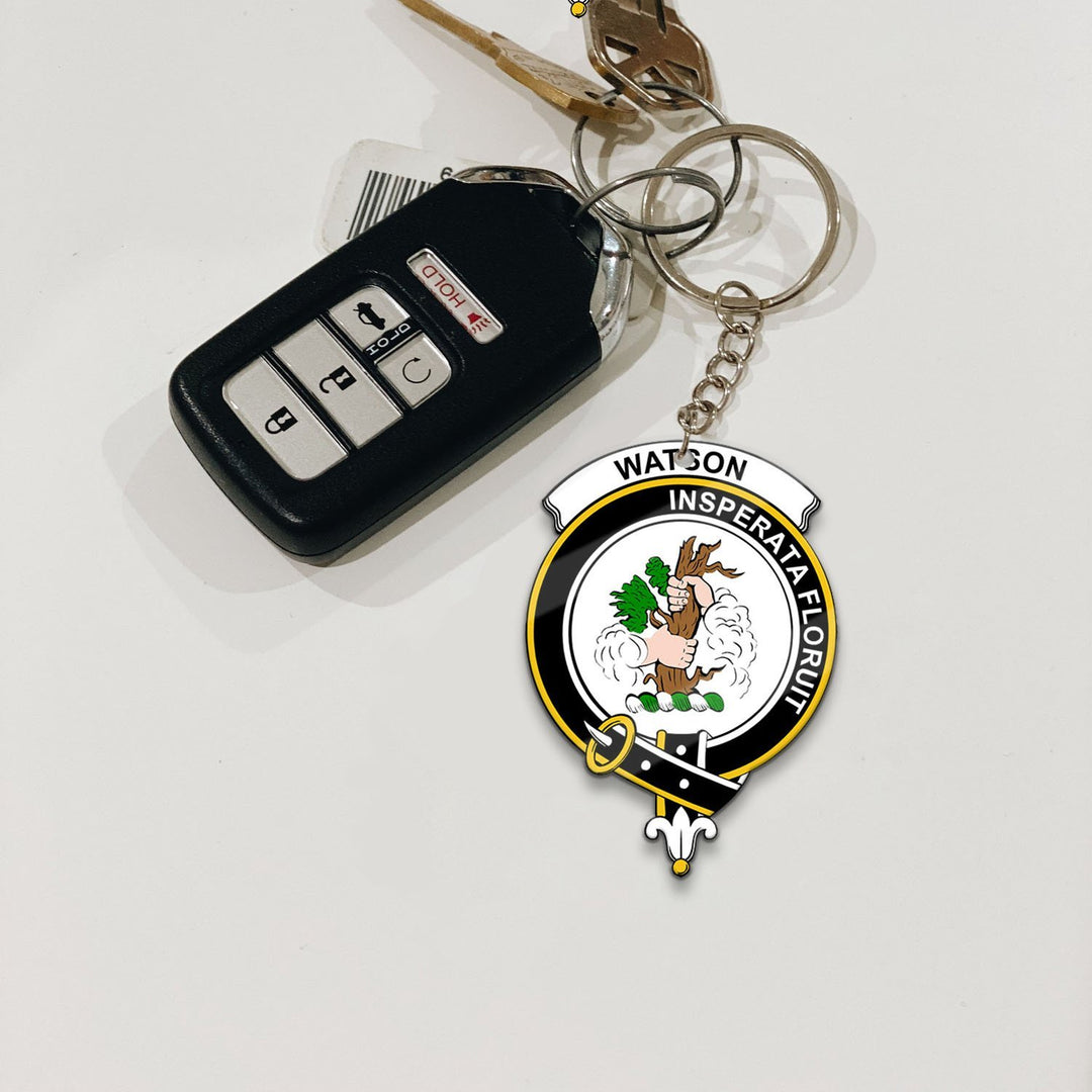 Watson Crest Keychain