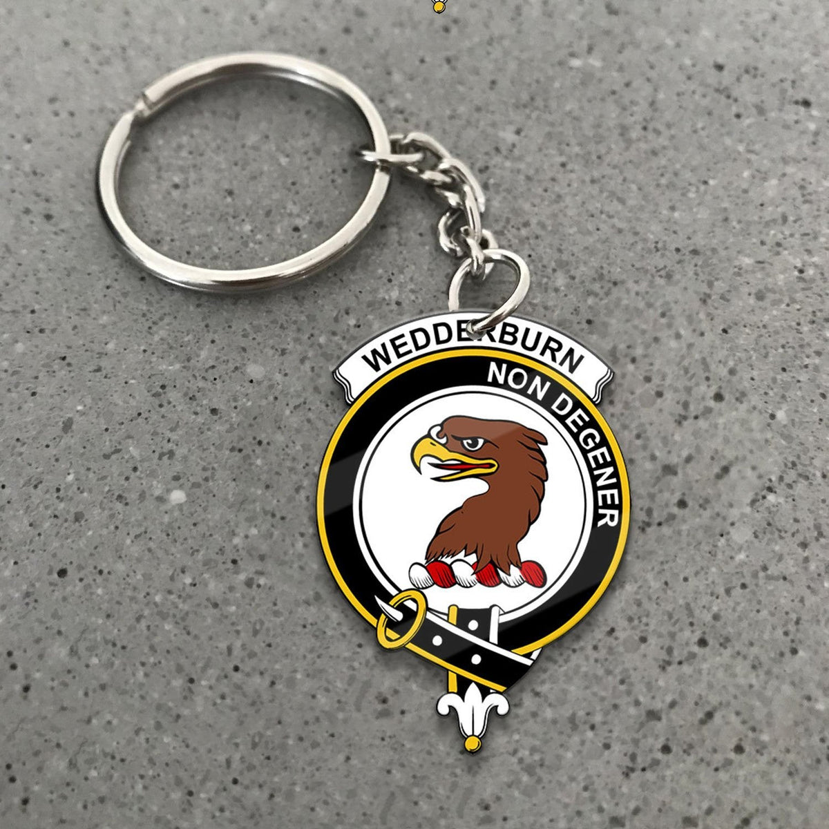 Wedderburn Crest Keychain