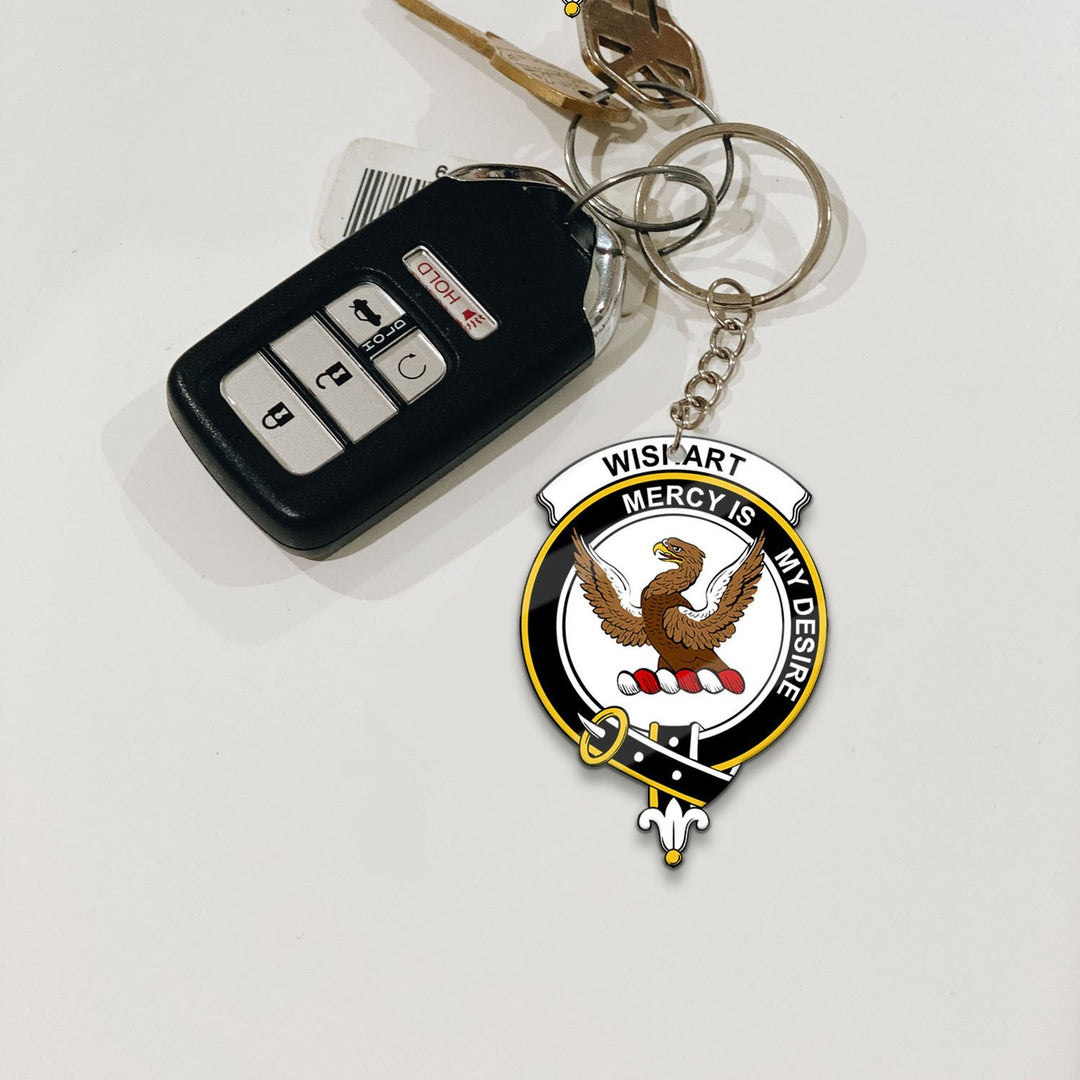 Wishart Crest Keychain