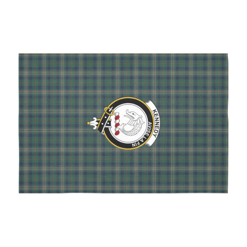 Kennedy Tartan Crest Tablecloth