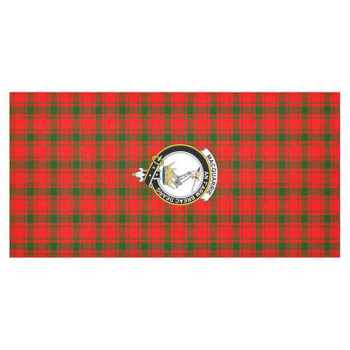 MacQuarrie Tartan Crest Tablecloth