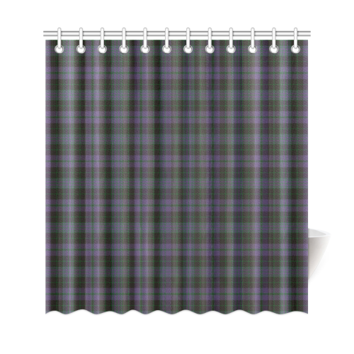 Clergy Green Tartan Shower Curtain