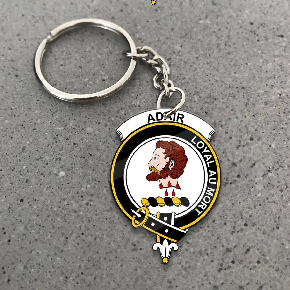 Adair Crest Keychain