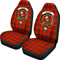 Adair Family Tartan Crest Car Seat Cover