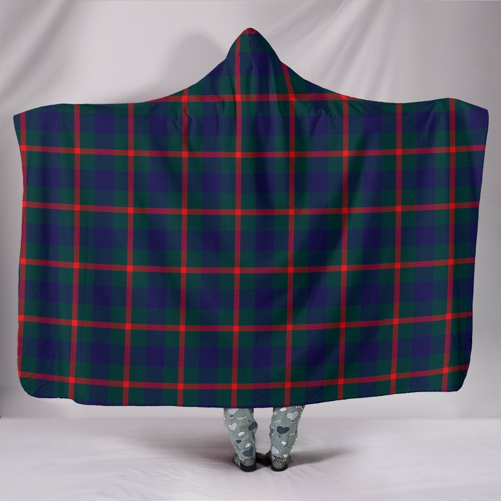 Agnew Family Modern Tartan Hooded Blanket