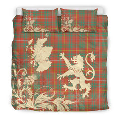 Bruce Family Tartan Crest Lion Bedding Set