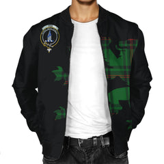 Ged Tartan Bomber Jacket Lion & Thistle