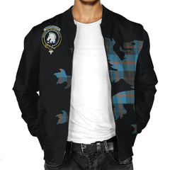 Horsburgh Tartan Bomber Jacket Lion & Thistle