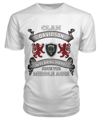 Davidson Family Tartan - 2D T-shirt