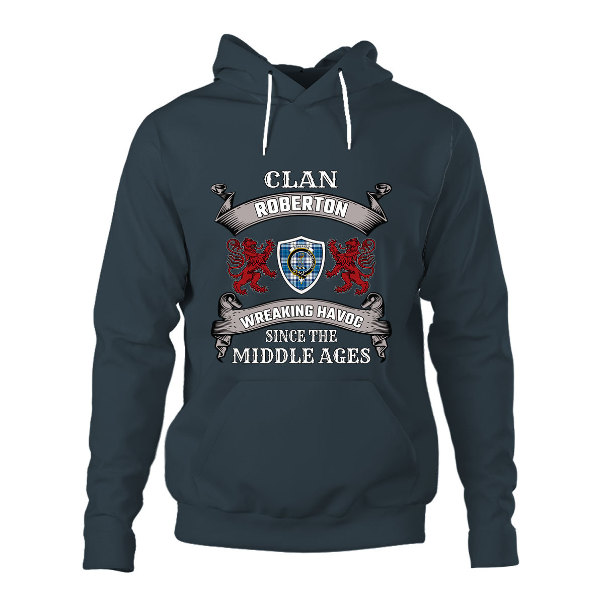 Roberton Family Tartan - 2D Unisex Hoodie