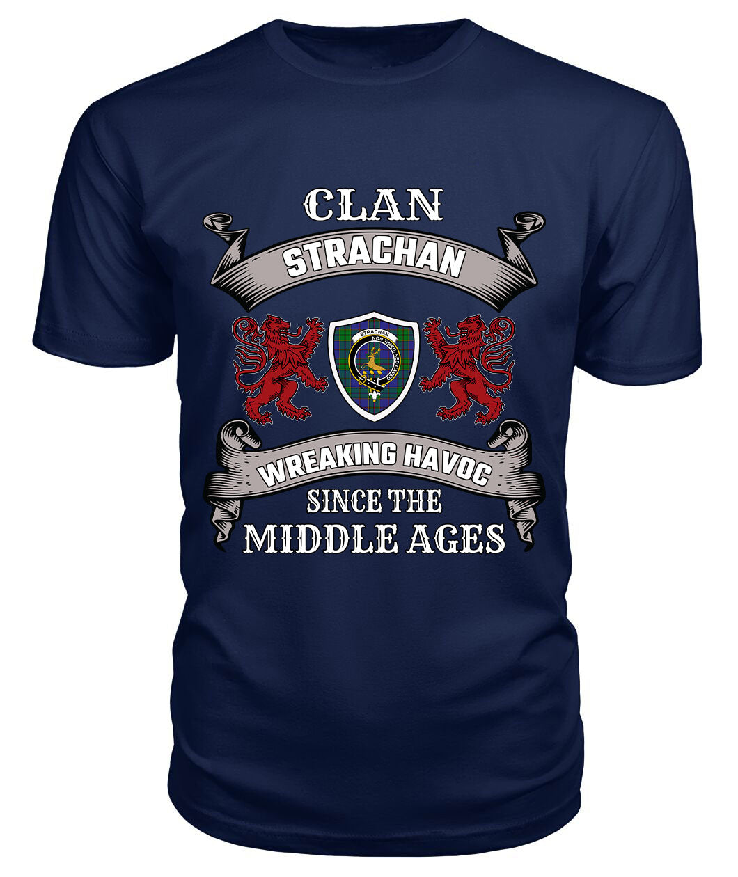 Strachan Family Tartan - 2D T-shirt