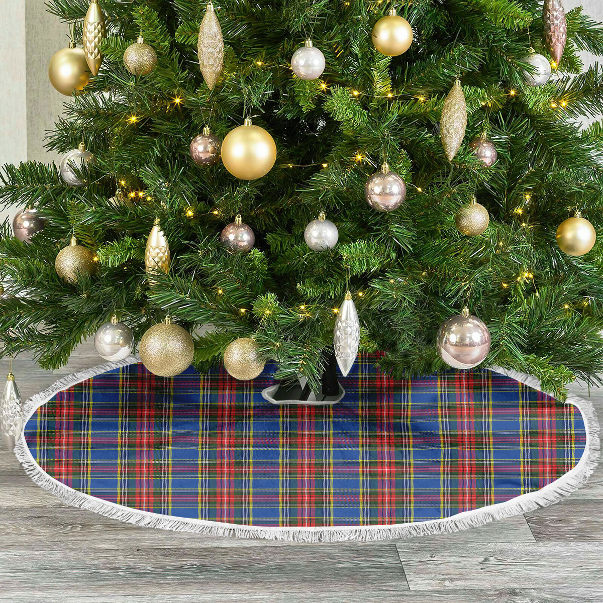 Bethune Modern Tartan Christmas Tree Skirt