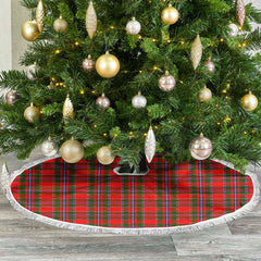 Butter Tartan Christmas Tree Skirt