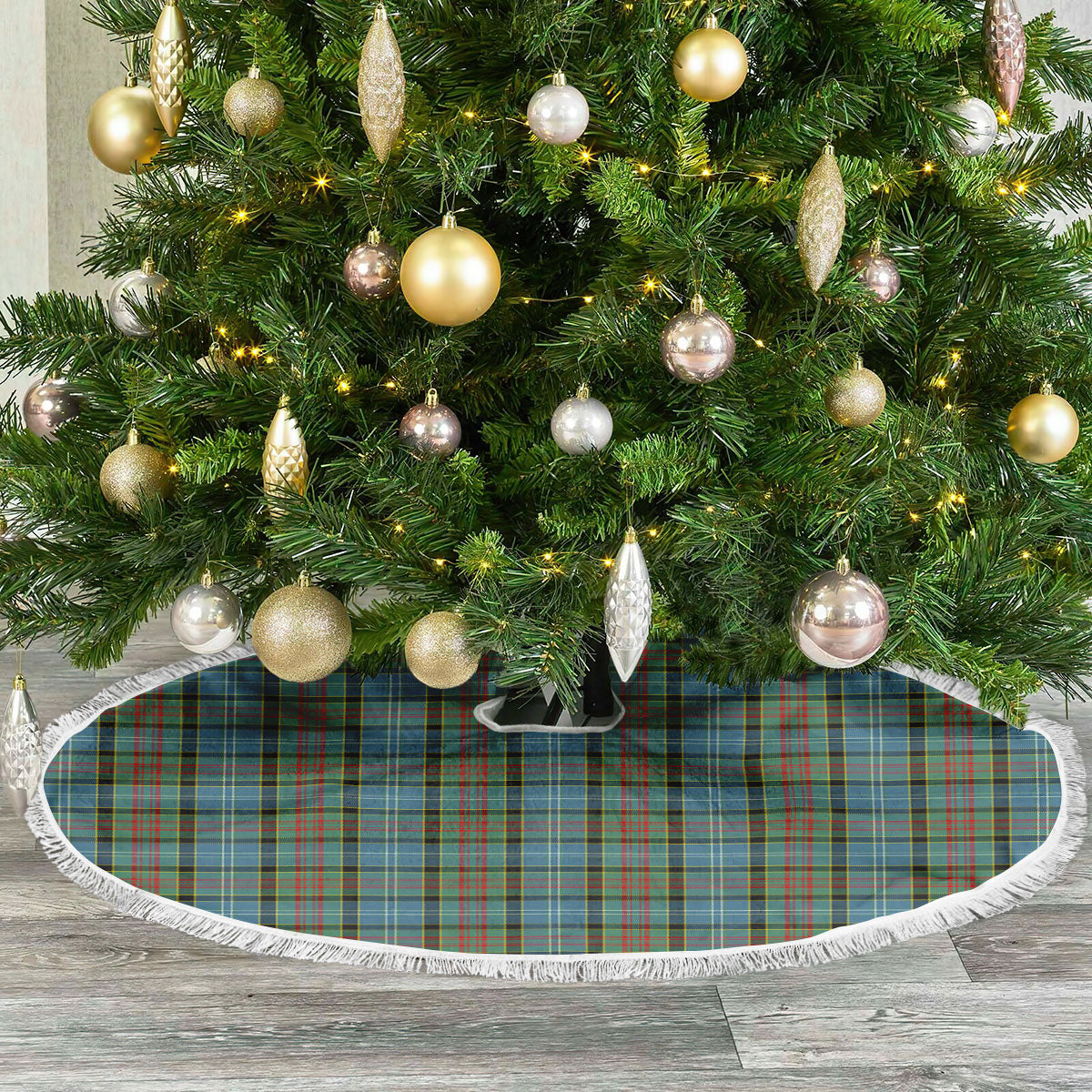 Caldwell Tartan Christmas Tree Skirt