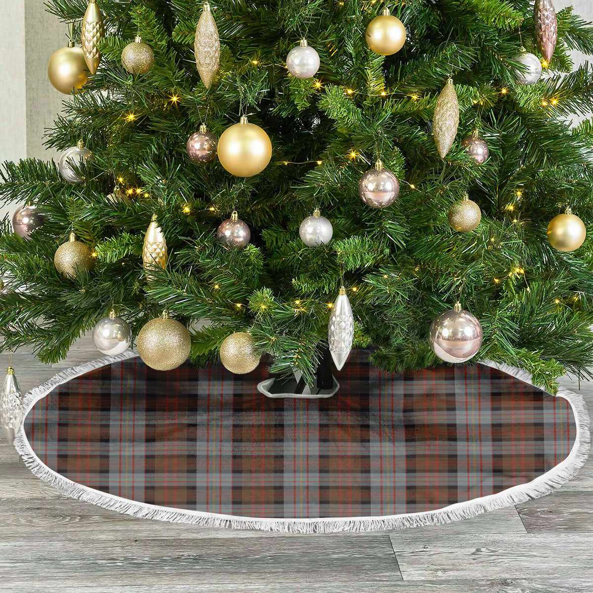 Cameron of Erracht Weathered Tartan Christmas Tree Skirt