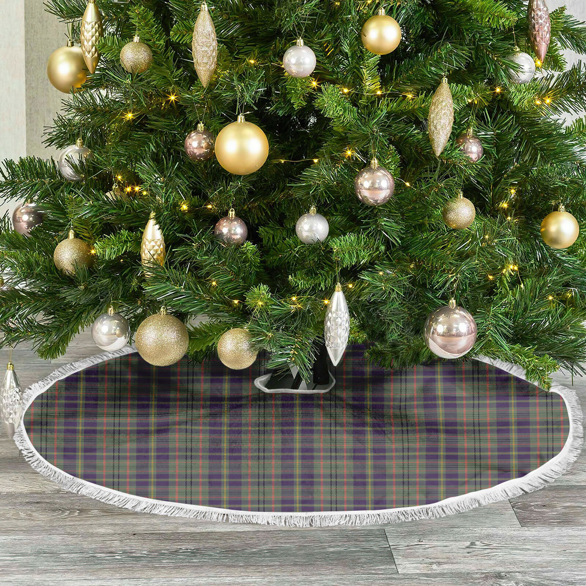 Taylor Weathered Tartan Christmas Tree Skirt