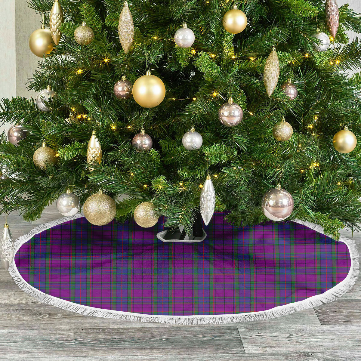 Wardlaw Modern Tartan Christmas Tree Skirt