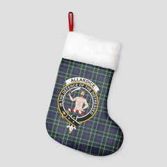 Allardice Tartan Crest Christmas Stocking