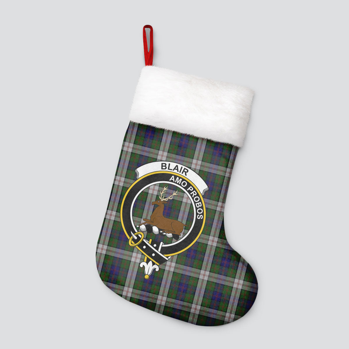 Blair Dress Tartan Crest Christmas Stocking