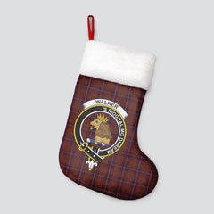 Walker Tartan Crest Christmas Stocking