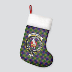 Whiteford Tartan Crest Christmas Stocking