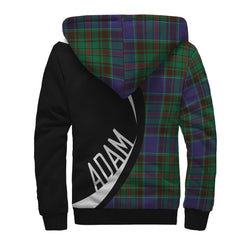 Adam Tartan Crest Sherpa Hoodie - Circle Style