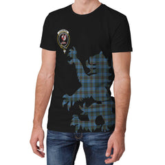 Cockburn Modern Tartan Crest Lion Style T-shirt