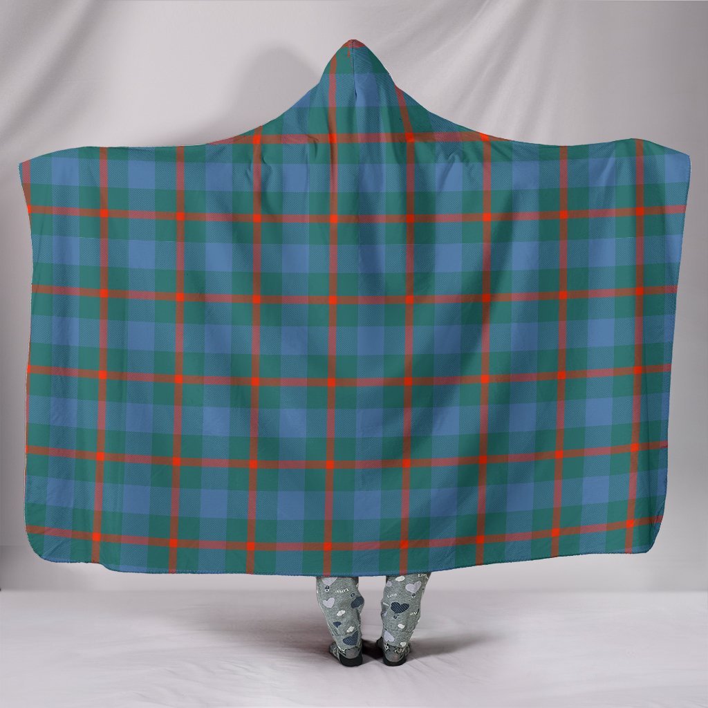 Agnew Family Tartan Hooded Blanket