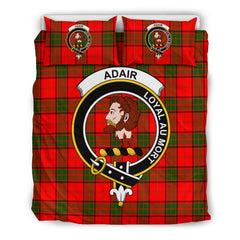 Adair Family Tartan Crest Bedding Set