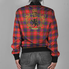 Abernethy Family Tartan Crest Bomber Jacket